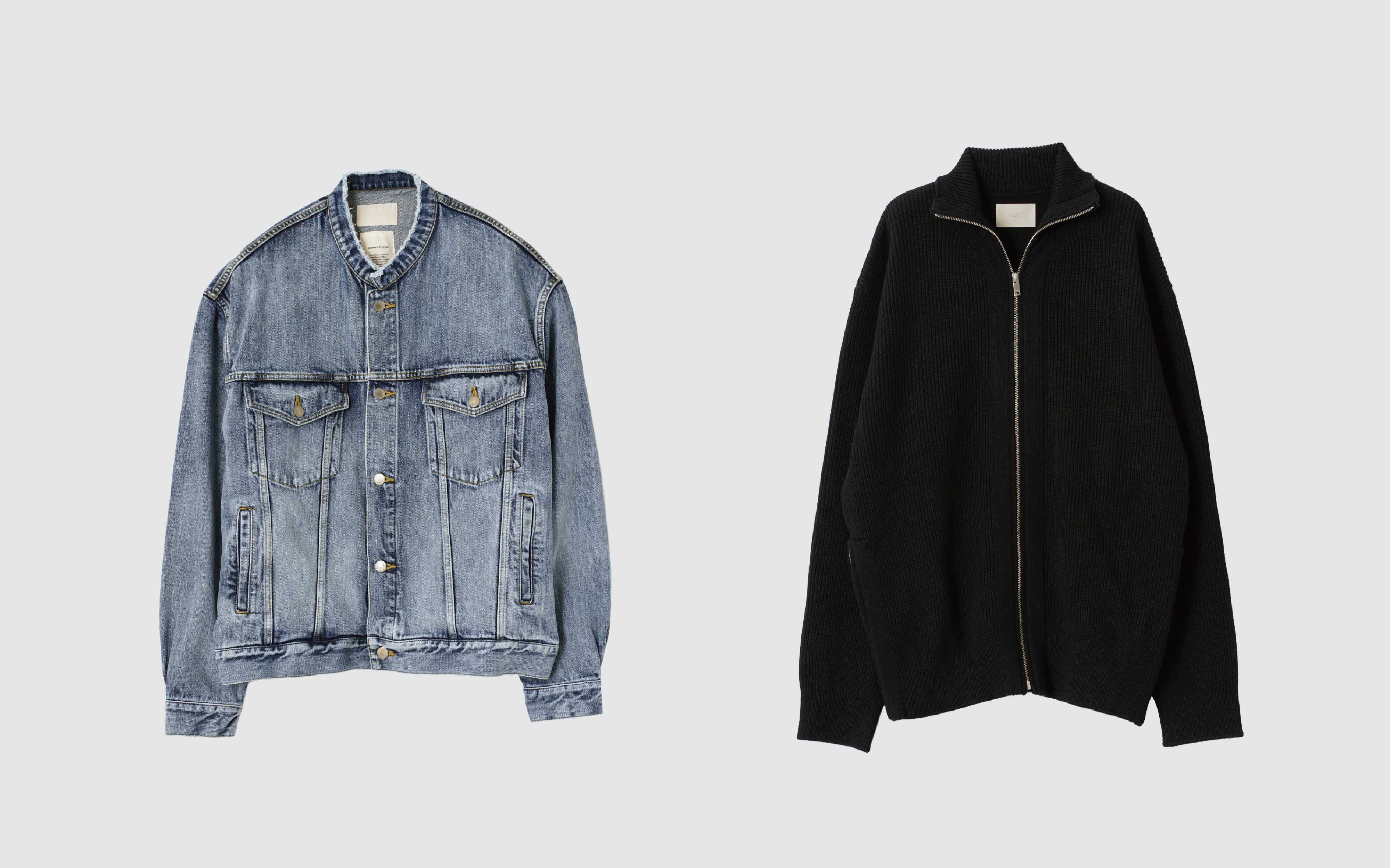 YOKE to release new products including knitwear, denim jacket, and